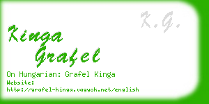 kinga grafel business card